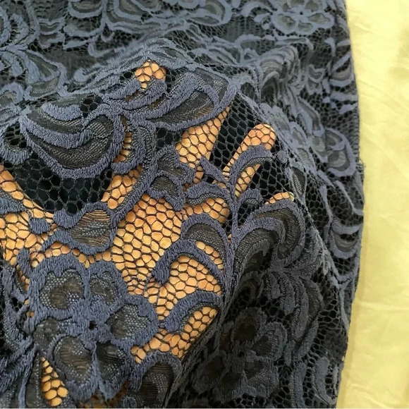 🎈Streetwear Society women navy laced mini cocktail Fairycore whimsigoth dress M - Picture 5 of 7